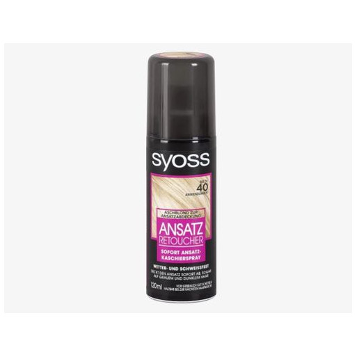 Syoss ANSATZ RETOUCHER  blond clair pour couvrir les racines 120 ML