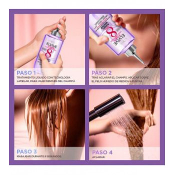 Loreal Paris - Soin fluide lamellaire 8 secondes Magic Water - Cheveux sans vie, déshydratés 200 ml