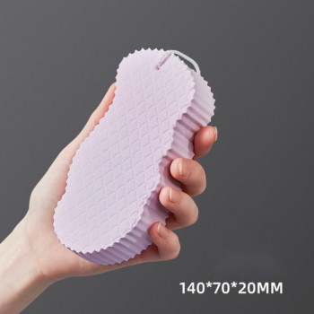 BABY PAINLESS Éponge de bain indolore en luffa exfoliante super douce pour adultes, enfants et femmes enceintes