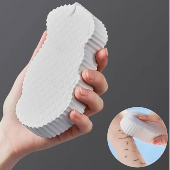 BABY PAINLESS Éponge de bain indolore en luffa exfoliante super douce pour adultes, enfants et femmes enceintes
