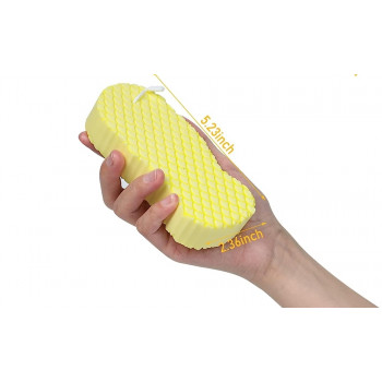 BABY PAINLESS Éponge de bain indolore en luffa exfoliante super douce pour adultes, enfants et femmes enceintes