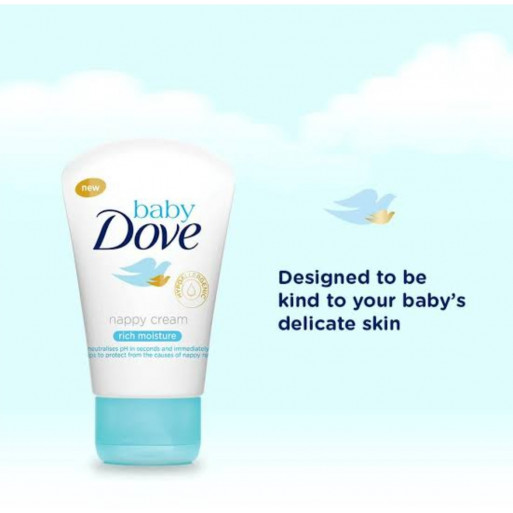 Dove Baby Rich Moisture Crème pour les couches 45 g Dove Baby Rich Moisture Crème pour les couches 45 g