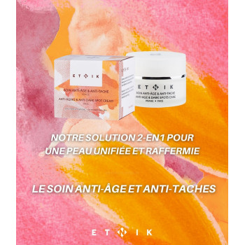 ETNIK COSMETICS - SOIN ANTI-ÂGE & ANTI-TACHE VISAGE - 50 ML