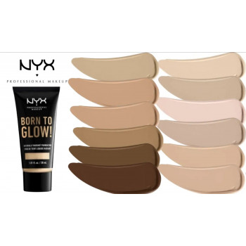 NYX FOND DE TEINT ÉCLAT BORN TO GLOW! 30 ML