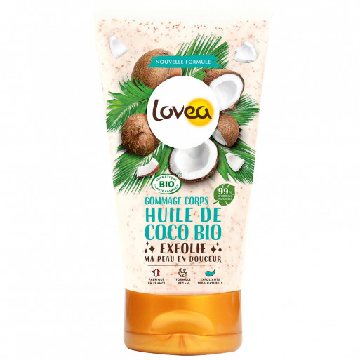 LOVEA Gommage bio à l'huile de coco 150 ml LOVEA Gommage bio à l'huile de coco 150 ml
