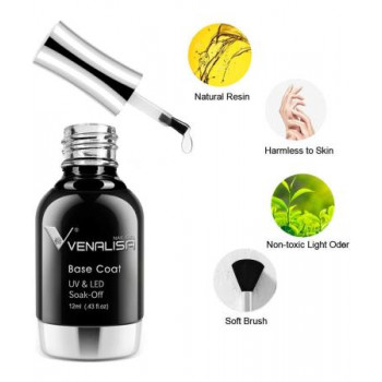 VENALISA NAIL GEL BASE COAT UV&LED SOAK-OFF 12 ML
