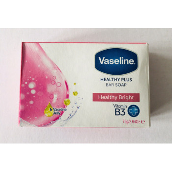 Vaseline Healthy Plus Bar Savon Healthy Bright Vitamin B3 3 x75g Pour une peau lumineuse