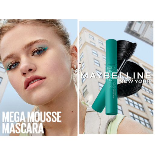 Mascara Green Edition Maybelline Mega Mousse