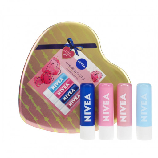 NIVEA LUXURIOUS LIPS GIFT SET NIVEA LUXURIOUS LIPS GIFT SET