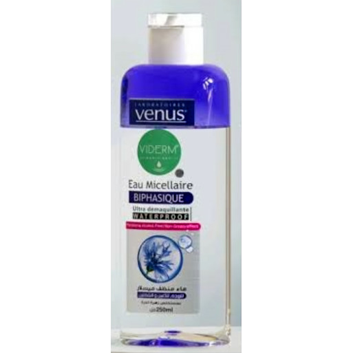 VENUS VIDERM EAU MICELLAIR BIPHASIQUE 250 ML VENUS VIDERM EAU MICELLAIR BIPHASIQUE 250 ML