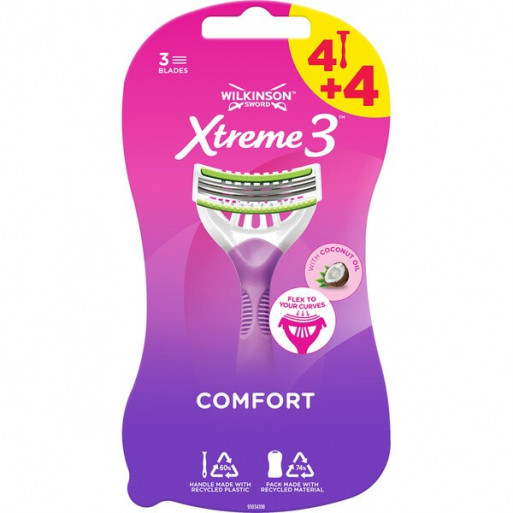 Wilkinson Sword Xtreme 3 MY INTUITION COMFORT CHERRY BLOSSOM 8PCS Wilkinson Sword Xtreme 3 MY INTUITION COMFORT CHERRY BLOSSOM 8PCS