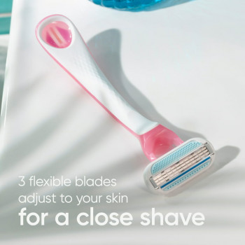 Gillette Simply Venus 3 Rasoir Jetable Treasures 3lames Rose