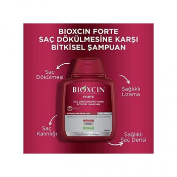 Bioxcin shampooing renforce les greffes de cheveux et anti chute 300 ml