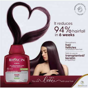 Bioxcin shampooing renforce les greffes de cheveux et anti chute 300 ml
