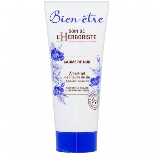Bien-Être L’Herboriste Baume De Nuit À L’extrait De Fleurs De Lin & Beurre De Karité 100 ml Bien-Être L’Herboriste Baume De Nuit À L’extrait De Fleurs De Lin & Beurre De Karité 100 ml