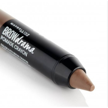 Maybelline New York Brow Drama Eyebrow Pomade Crayon  Medium Brown