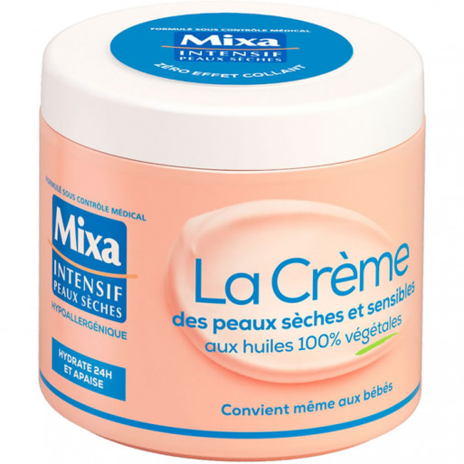 MIXA Intensif peaux sèches La Crème Corps Des Peaux Sèches et Sensibles 400ML MIXA Intensif peaux sèches La Crème Corps Des Peaux Sèches et Sensibles 400ML