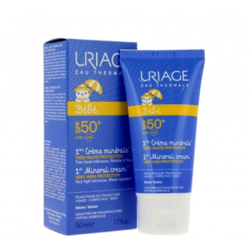 URIAGE 1ERS SOINS BÉBÉ - 1ÈRE CRÈME MINERALE SPF50 ( 50 ML ) URIAGE 1ERS SOINS BÉBÉ - 1ÈRE CRÈME MINERALE SPF50 ( 50 ML )