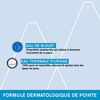 URIAGE Démaquillant Waterproof - Yeux et Lèvres - Peaux Sensibles, 100ml