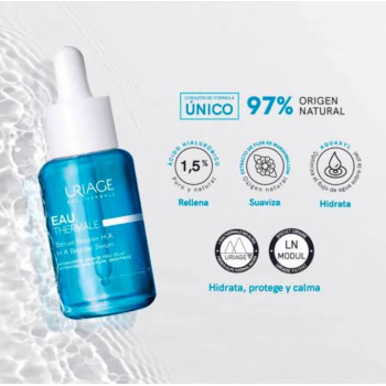 URIAGE EAU THERMAL SÉRUM BOOSTER H.A HYDRATE , REPULPE  , LISS 30 ML