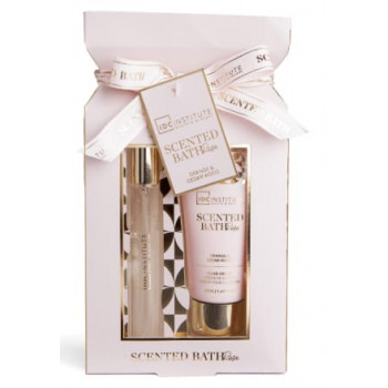 IDC INSTITUTE SCENTED BATH ROSE - Coffret cadeau bain parfumé à la rose -