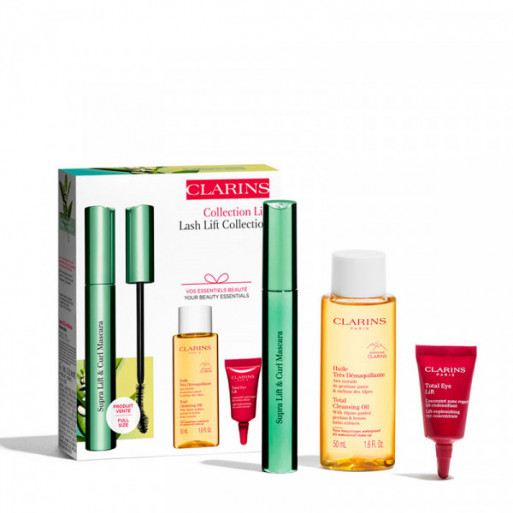 CLARINS COLLECTION LIFT COFFRET- Ma routine regard Essentiels effet lift, soin & maquillage - CLARINS COLLECTION LIFT COFFRET- Ma routine regard Essentiels effet lift, soin & maquillage -