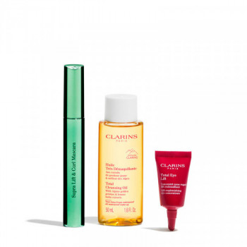CLARINS COLLECTION LIFT COFFRET- Ma routine regard Essentiels effet lift, soin & maquillage -