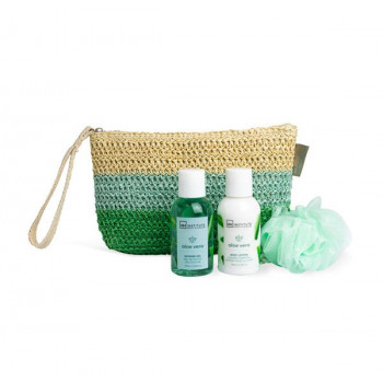 INSTITUT IDC Aloé Véra ﻿Trousse de toilette 3 pièces