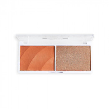 Revolution Relove - Colour Play Blushed Blush and highlighter duo