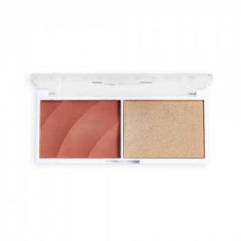 Revolution Relove - Colour Play Blushed Blush and highlighter duo