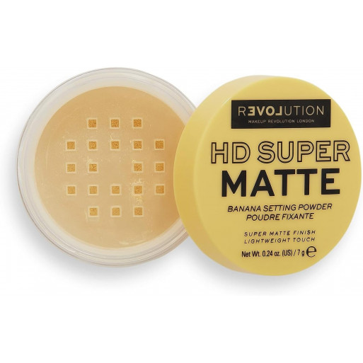 Revolution Relove Poudre Fixante Banane Super Matte HD 7g Revolution Relove Poudre Fixante Banane Super Matte HD 7g