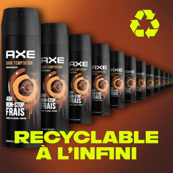 Axe Déodorant Homme Dark Temptation 48h Non-Stop Frais 200ml