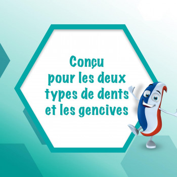 Aquafresh Dentifrice Junior, Pour les Enfants Entre 6 et 8 Ans, Protege les Dents En Croissance, Goût Menthe Douce, 75 ml