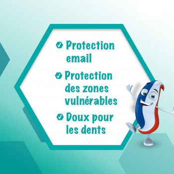 Aquafresh Dentifrice Junior, Pour les Enfants Entre 6 et 8 Ans, Protege les Dents En Croissance, Goût Menthe Douce, 75 ml