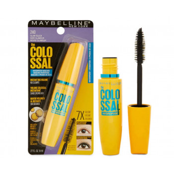 MAYBELLINE MASCARA COLOSSAL VOLUM EXPRESS WATERPROOF - 240 GLAM BLACK - 8 Ml