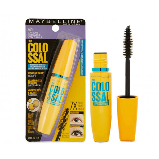 MAYBELLINE MASCARA COLOSSAL VOLUM EXPRESS WATERPROOF - 240 GLAM BLACK - 8 Ml MAYBELLINE MASCARA COLOSSAL VOLUM EXPRESS WATERPROOF - 240 GLAM BLACK - 8 Ml
