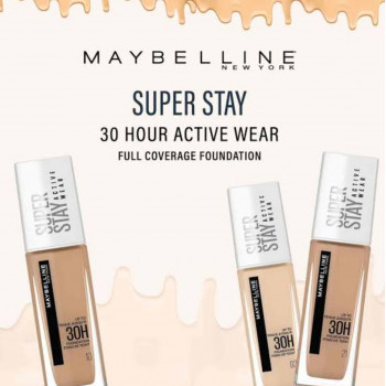Maybelline New York Fond de teint liquide longue tenue Superstay Active Wear 30H - 30 ml