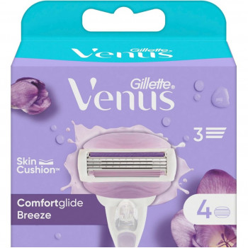 GILLETTE VENUS Comfortglide BREEZE 2 in 1 - 3 lames - 4 unités