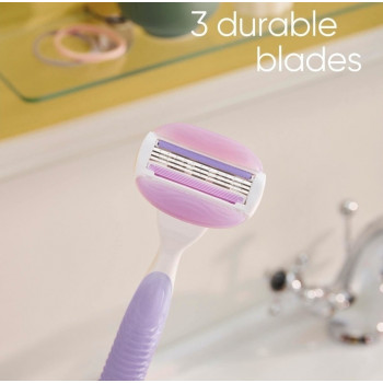 GILLETTE VENUS Comfortglide BREEZE 2 in 1 - 3 lames - 4 unités