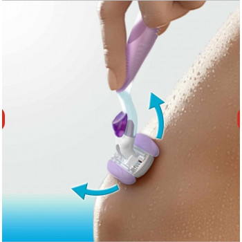 GILLETTE VENUS Comfortglide BREEZE 2 in 1 - 3 lames - 4 unités