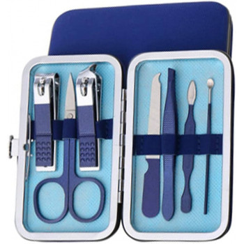 TIANQI Kit De Manucure Coupe-Ongles Acier Inoxydable 7 En 1