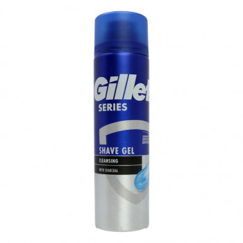 Gillette Series Gel de rasage nettoyant au charbon 200 ml