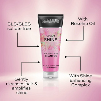 JOHN FRIEDA VIBRANT SHINE SHAMPOOING SANS SULFATE 250 ML