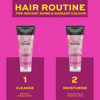 JOHN FRIEDA VIBRANT SHINE SHAMPOOING SANS SULFATE 250 ML