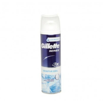 GILLETTE Mousse à Raser Série Sensitive Cool Menthol 250ml