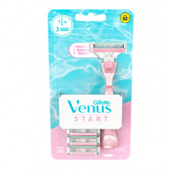 Gillette Venus Start Rasoir 3 Lames - 3 têtes de rechange - pour femme