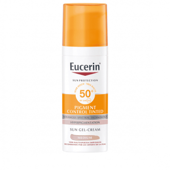 EUCERIN SUN PIGMENT CONTROL TINTED (MEDIUM )SPF 50+ gel crème  50ML