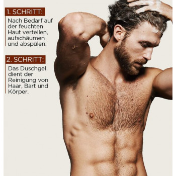 L'Oréal Men Expert Trousse Huile de barbe - Huile à Barbe Peau & Barbe 30Ml - Gel Douche 300Ml