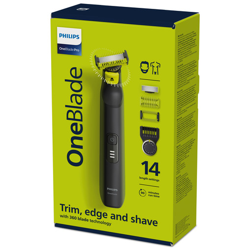 Philips OneBlade Pro 360 QP6541/15 TONDEUSE Visage + Corps NOIR