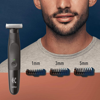 KING . C . GILLETTE Tondeuse Sans Fil pour Barbe Courte Style Master